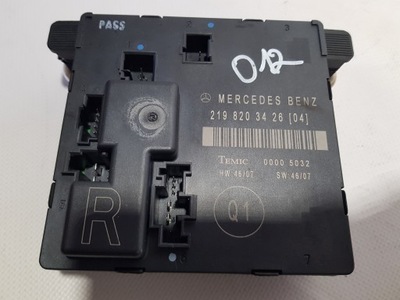 Mercedes cls w219 модуль блок управления дверь правый задняя mercedes cls фото №1
