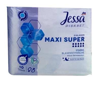 Jessa Maxi Super wkładki nietrzymanie moczu