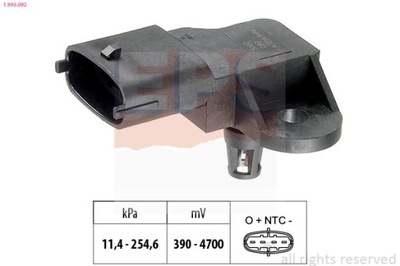 SENSOR PRESSURE AIR OPEL 1-993-092  