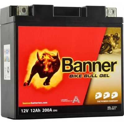 BATERÍA BANNER BIKE BULL BGTZ14B-4 YT14B-4 YT14B-BS 12V / 12 AH 200 A  