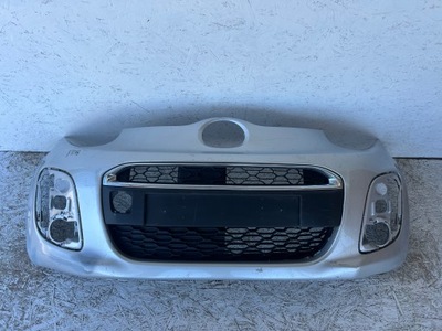 Бампер перед передний citroen c1 lift 12- + решётка фото №1