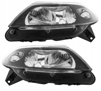 Dacia sandero stepway 08- комплект фары le+p фото №1