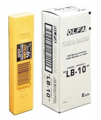 Ostrza segmentowe OLFA LB - 10, 18mm ostre