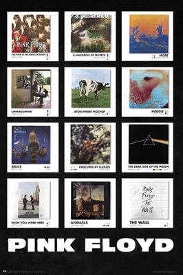 Pink Floyd plakat muzyczny plakaty na ścianę 61x91,5 cm okładki covers