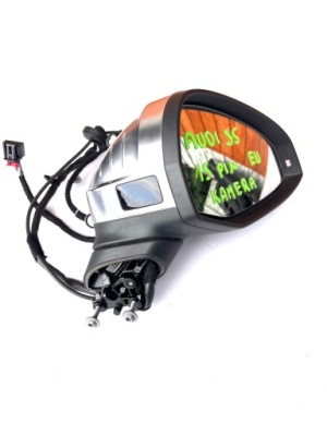 Зеркало наружное правое audi a5 s5 b9 8w coupe 15 pin хром ассистент 360 фото №1