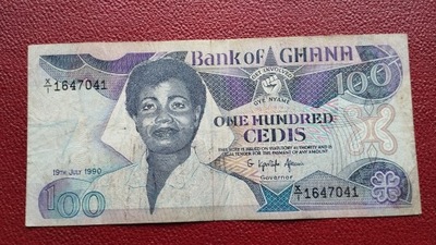 100 CEDI GHANA 1990 st.3