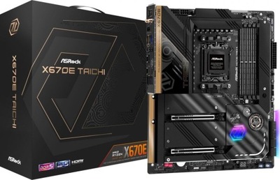 ASROCK X670E TAICHI CARRARA AM5 4xDIMM DDR5 ATX MB 4xM.2 8xSATA