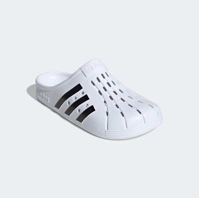 ADIDAS ADILETTE CLOGS KLAPKI BIAŁE CASUAL 46 ŻMB