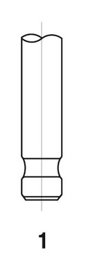 КЛАПАН ВИПУСКНИЙ LANOS 1,4, 1,5 SOHC