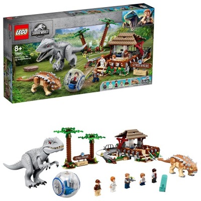 LEGO JURASSIC WORLD Indominus Rex ankylozaur 75941