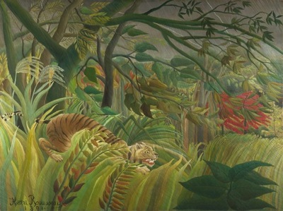 Henri Rousseau - Niespodzianka - 40x30 cm obraz