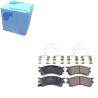 Blue print тормозные колодки тормозные передние фото №1