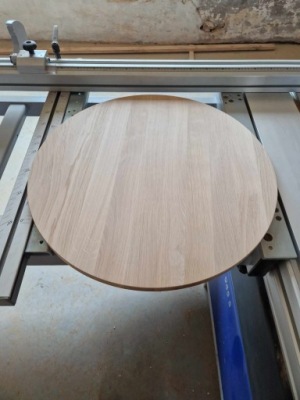 Blat dębowy okrągły 50cm