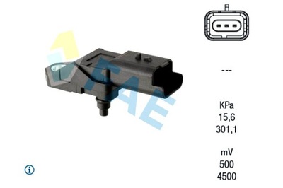 FAE SENSOR DE PRESIÓN EN KOLEKTORZE SSACYM DS DS 3 DS 4 CITROEN  