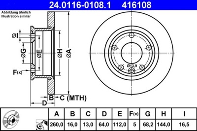 DISKU HAMULC. VW T4 90-96 RATAI 14 