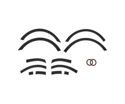 Ford mustang 15 - 17 молдинг крила комплект фото №1