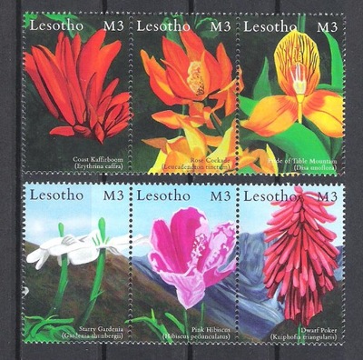 LESOTHO MNH FLOWERS FLORA