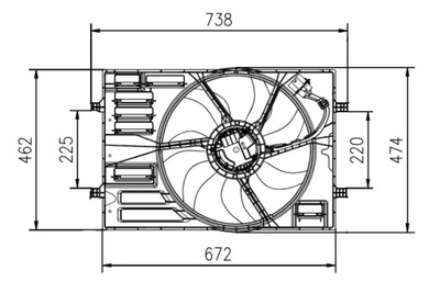 VENTILADOR DEL RADIADOR DEL MOTOR AUDI A3, A3  