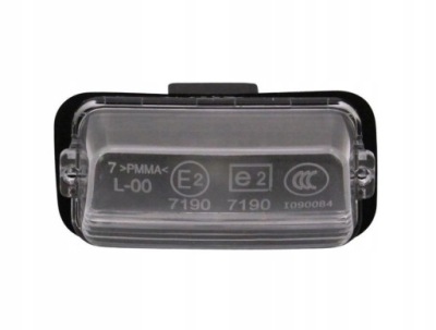 Освітлення номерного знака реєстраційний peugeot 206 hb фото №1