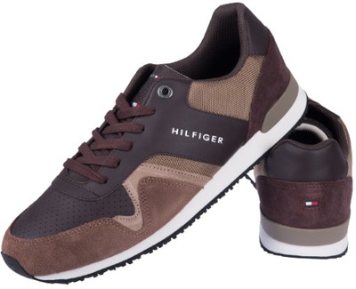 BUTY MĘSKIE TOMMY HILFIGER SPORTOWE SKÓRA! ROZM 42