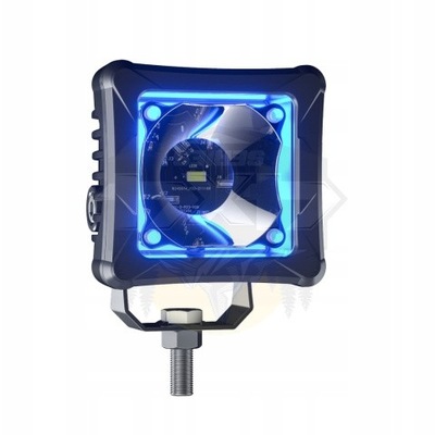 Противотуманная фара прожектор лампа led rgb - 30w / e9 jeep wrangler фото №1