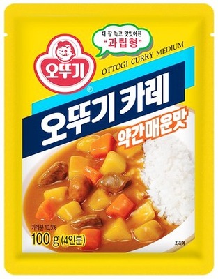 Ottogi Curry Medium Hot curry instant proszek 100g