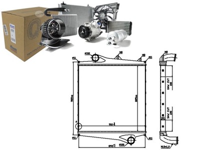 NISSENS INTERCOOLER  