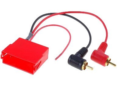 ADAPTOR GN. MINI ISO>2 WTYKI RCA AUDI/VW/SKODA  