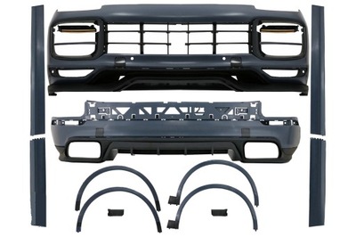 Porsche cayenne iii turbo+ techart набор bodykit фото №1