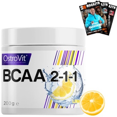 OSTROVIT BCAA 2:1:1 200 G AMINOKWASY AMINO SIŁA