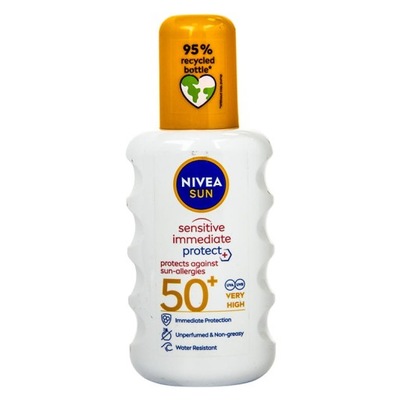 Nivea Sun Sensitive Protect Sun-Allergy SPF50 Mgiełka 200ml