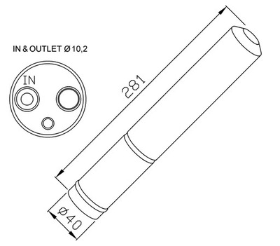 DRYER AIR CONDITIONER LANDROVER DISCOVERY 04- NRF  