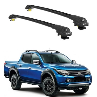 TURTLE BOOT ROOF AIR-1 FOR MITSUBISHI L200 MK5 2015 - 2024 BLACK  