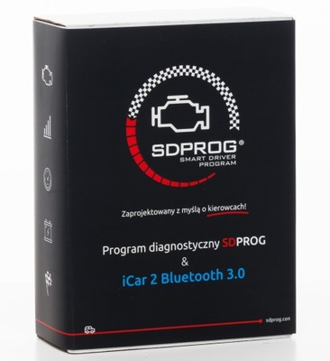 Program diagnostyczny SDPROG + interfejs iCar2 BT 3.0 Android | AUDI