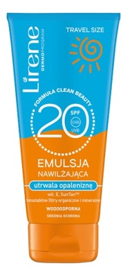 LIRENE SUN Emulsja UTRWALAJĄCA OPALENIZNĘ SPF20