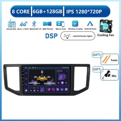 PARA VW VOLKSWAGEN CRAFTER 2017-2021 RADIO DE AUTOMÓVIL NAVEGACIÓN GPS CARPLAY AUTO  