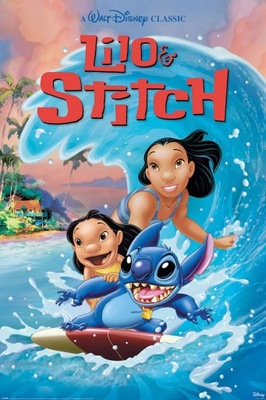 Plakat na ścianę Disney z bajki Lilo and Stitch 61x91,5 cm
