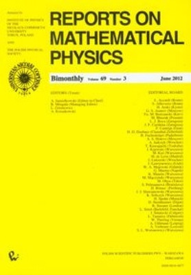 Reports on Mathematical Physics 69/3 /2012