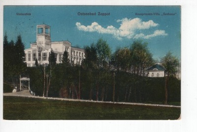 Sopot, Ostseebad Zoppot, 1915r., -586