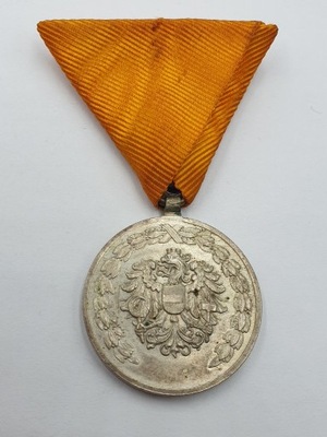 Austria I Republika Medal za 40 lat służby Straż Pożarna I typ 1923-1934