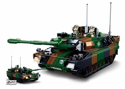 KLOCKI SLUBAN CZOŁG LEOPARD 2W1