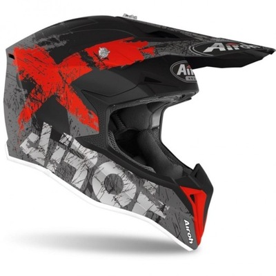 KASK AIROH WRAAP SMILE RED MATT XL Cross Enduro