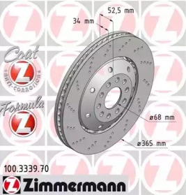 DISKU STABDŽIŲ AUDI A6 RS6 02-05 KAIRYSIS PRIEK. 