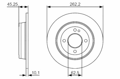 BOSCH DISCOS DE FRENADO 2 PIEZAS PARTE TRASERA HYUNDAI ACCENT IV BAYON I20 ACTIVE  