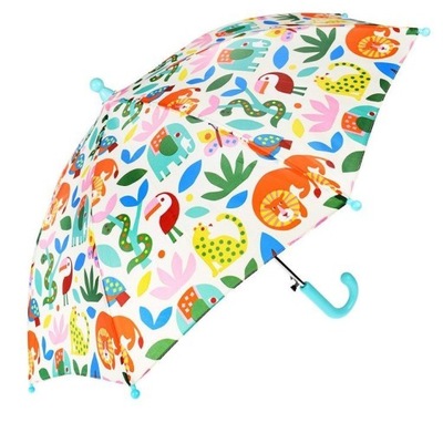 Parasolka dla Dzieci Zwierzęta Tygrys Wąż Papuga