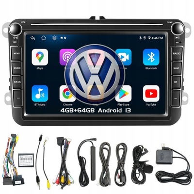 RADIO DE AUTOMÓVIL VW POLO TIGUAN PASSAT B6 B7 JETTA SKODA SEAT OCTAVIA  