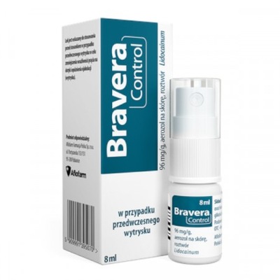 Bravera Control aerozol na skórę roztw 96mg/g 8ml