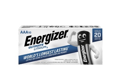 10x bateria litowa Energizer L92 R03 / AAA