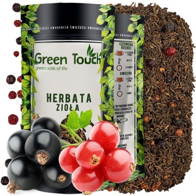 Herbata czerwona Pu-ERH porzeczkowa pyszna 50g