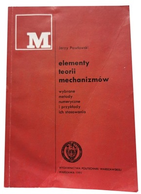 Elementy teorii mechanizmów Jerzy Pawłowski